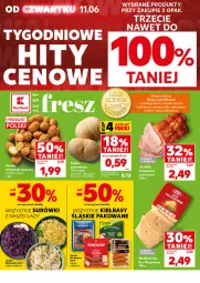Gazetka promocyjna Kaufland - Mocny Start - Gazetka - ważna od 17.06 do 17.06.2026 - strona 8 - produkty: Piec, Warzywa, Sos, Ser, Mazdamer, Ziemniaki, Mlekovita, Laur, Pieczywo, Owoce, Kiełbasa, Mięso, Mleko