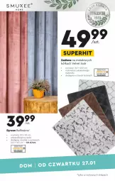 Gazetka promocyjna Biedronka - Okazje tygodnia - Gazetka - ważna od 09.02 do 09.02.2022 - strona 27 - produkty: Ser, Bell, Zasłona, Velvet, Aksam, Dywan