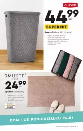 Gazetka promocyjna Biedronka - Okazje tygodnia - Gazetka - ważna od 09.02 do 09.02.2022 - strona 7 - produkty: Dywanik łazienkowy, Dywanik, Kosz na bieliznę, Kosz, Uchwyty, Dywan