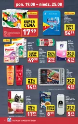 Gazetka promocyjna Aldi - Pełna oferta - Gazetka - ważna od 25.08 do 25.08.2024 - strona 20 - produkty: Elseve, Puf, Papier, Finish, Zupa, Bell, Tablet, Worki na śmieci, Proszek do prania, Papier toaletowy, Rolki, Worki na śmiec, Szampon, Podpaski, Znicz, Bella, Felix, Zmywarki, Grill, Olej, Tabletki do zmywarki