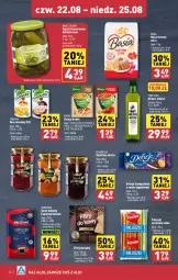 Gazetka promocyjna Aldi - Pełna oferta - Gazetka - ważna od 25.08 do 25.08.2024 - strona 22 - produkty: Ser, Mus, Gra, Ogórki konserwowe, Kawa mielona, Kawa, Konfitura, Mąka, Tymbark, Delicje, Basia, Kubek, Oliwa z oliwek, Mąka tortowa, Knorr, Oliwa