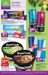 Gazetka promocyjna Stokrotka - Stokrotka Express - Gazetka - ważna od 16.07 do 16.07.2025 - strona 1 - produkty: Napój energetyczny, Red Bull, Big Milk, Lody, Czekolada, Algida, Baton, Napój, Magnez, LG