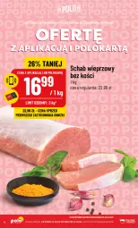 Gazetka promocyjna PoloMarket - Gazetka pomocyjna - Gazetka - ważna od 10.10 do 10.10.2023 - strona 6 - produkty: Schab wieprzowy