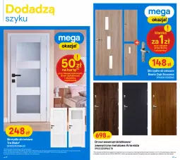 Gazetka promocyjna Castorama - Gazetka Castorama - Gazetka - ważna od 20.06 do 20.06.2021 - strona 10 - produkty: Klamka, Rama, Skrzydło drzwiowe, Drzwi, Astor