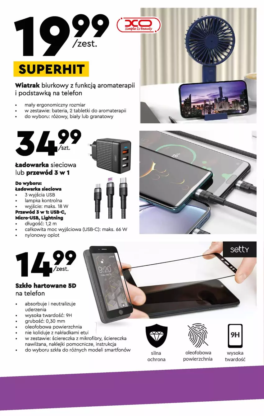 Gazetka promocyjna Biedronka - Okazje tygodnia - ważna 27.06 do 13.07.2022 - strona 12 - produkty: Bateria, Biurko, Gra, Granat, Klej, Oleo, Przewód, Smartfon, Sok, Tablet, Telefon, Tera, Warka