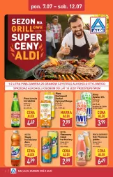 Gazetka promocyjna Aldi - Oferta weekendowa - Gazetka - ważna od 12.07 do 12.07.2025 - strona 8 - produkty: Piwa, Piwo, Karlsquell, Sok, Gra, Radler, Mango, Napój, Nestea