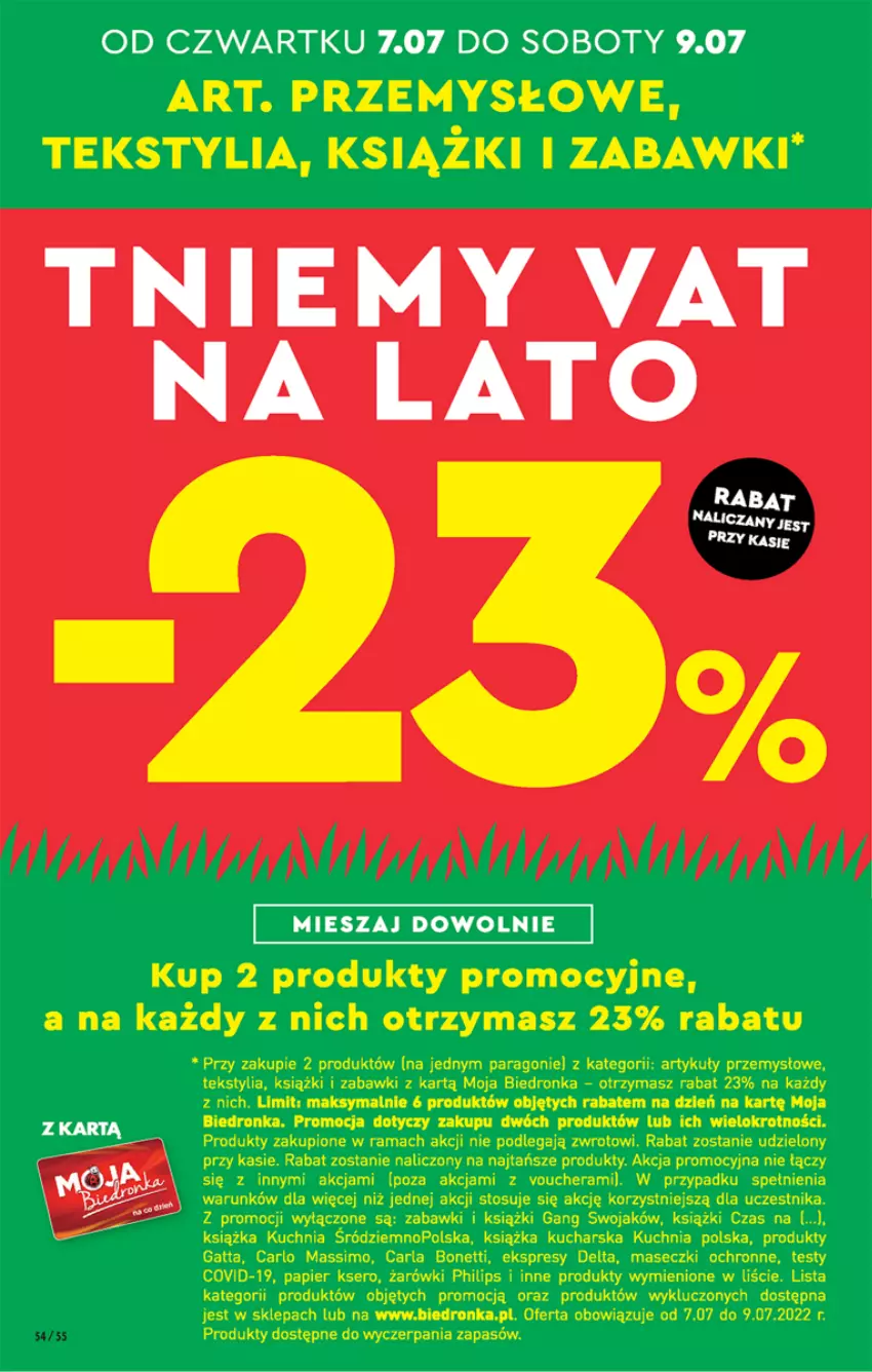 Gazetka promocyjna Biedronka - ważna 07.07 do 13.07.2022 - strona 54