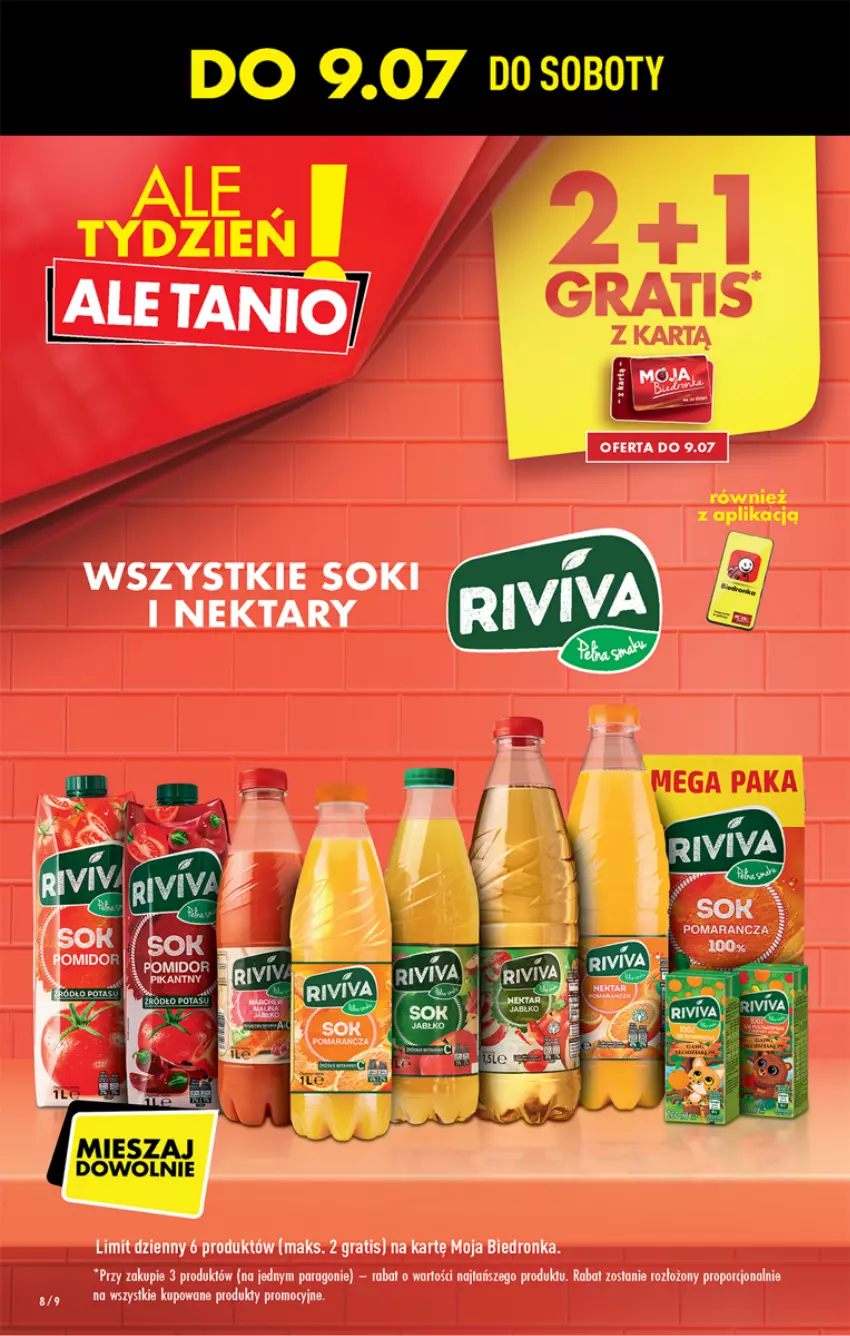 Gazetka promocyjna Biedronka - ważna 07.07 do 13.07.2022 - strona 8 - produkty: Gra, Nektar, Por, Sok