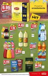 Gazetka promocyjna Topaz - Gazetka - Gazetka - ważna od 20.10 do 20.10.2021 - strona 15 - produkty: Top, Sok, Fortuna, Herbata, Nektar