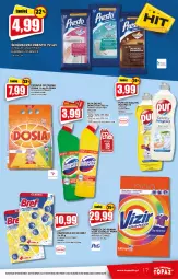 Gazetka promocyjna Topaz - Gazetka - Gazetka - ważna od 20.10 do 20.10.2021 - strona 17 - produkty: Domestos, Sok, Pur, Zawieszka do wc, Bref, Proszek do prania, Kret, Vizir, Presto, Puder, Płyn do wc