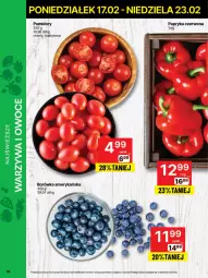 Gazetka promocyjna Delikatesy Centrum - NOWA GAZETKA Delikatesy Centrum od 17 lutego! 17-23.02.2025 - Gazetka - ważna od 23.02 do 23.02.2025 - strona 14 - produkty: Rum, Borówka, Borówka amerykańska, Papryka czerwona, Papryka, Pomidory