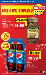 Gazetka promocyjna Lidl - GAZETKA - Gazetka - ważna od 16.06 do 16.06.2021 - strona 3 - produkty: Kawa rozpuszczalna, Por, Kawa, Pepsi, Jacobs