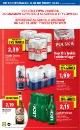 Gazetka promocyjna Lidl - GAZETKA - Gazetka - ważna od 16.06 do 16.06.2021 - strona 42 - produkty: Tyskie, Harnaś, Lech Premium