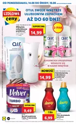 Gazetka promocyjna Lidl - GAZETKA - Gazetka - ważna od 16.06 do 16.06.2021 - strona 54 - produkty: Gra, Papier, Velvet, Płyn do płukania, Ręcznik, Odświeżacz powietrza