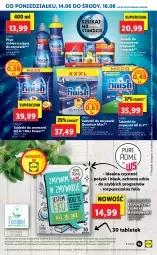 Gazetka promocyjna Lidl - GAZETKA - Gazetka - ważna od 16.06 do 16.06.2021 - strona 55 - produkty: Sok, Por, Pur, Gra, Finish, Tablet, Płyn nabłyszczający, Zmywarki, Tabletki do zmywarki