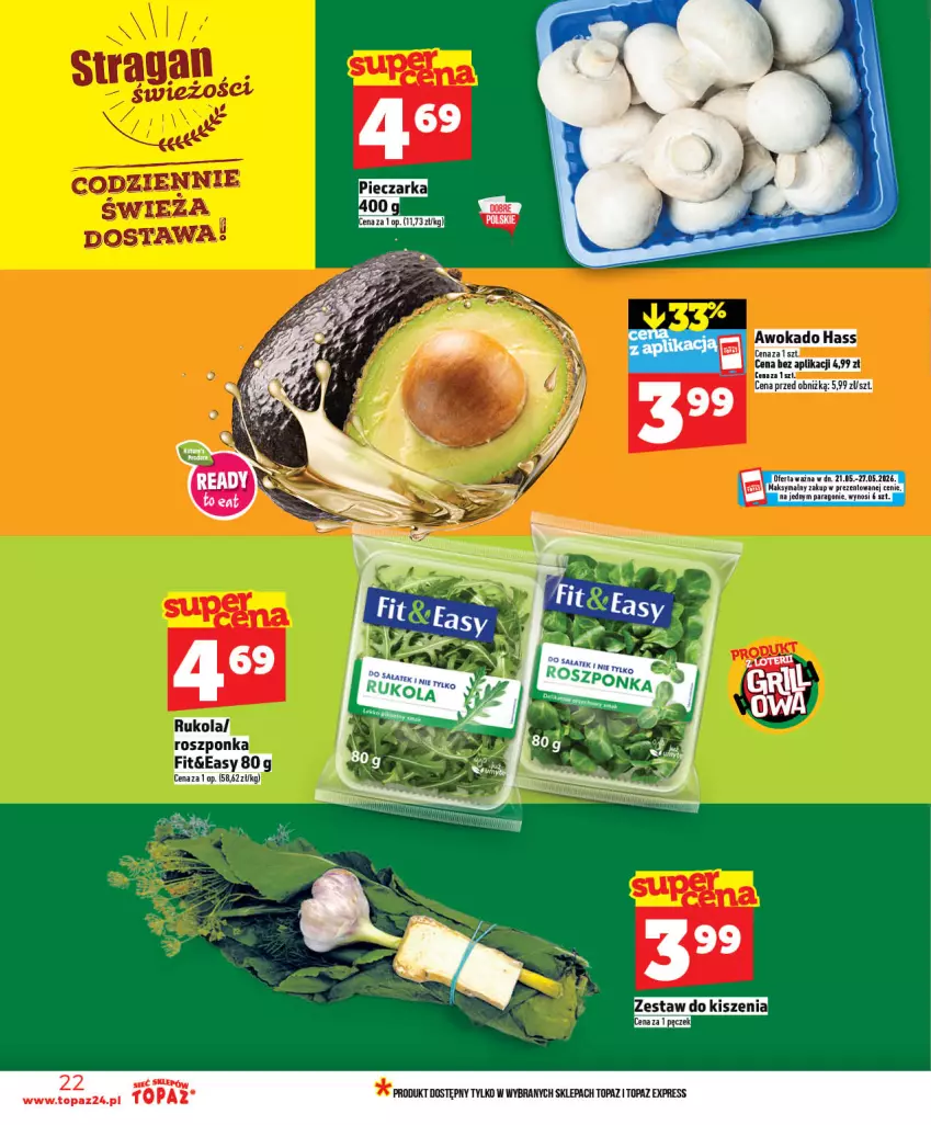 Gazetka promocyjna Topaz - Gazetka - ważna 21.05 do 27.05.2026 - strona 22 - produkty: Top