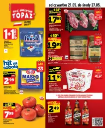 Gazetka promocyjna Topaz - Gazetka - Gazetka - ważna od 27.05 do 27.05.2026 - strona 1 - produkty: Piwa, Piwo, Kawa rozpuszczalna, Gra, Królewski, Karkówka wieprzowa, Kawa, Raffaello, Ferrero, Jacobs, Waga, LG, Fa