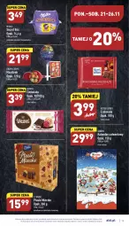 Gazetka promocyjna Aldi - Pełny katalog - Gazetka - ważna od 26.11 do 26.11.2022 - strona 15 - produkty: Piernik, Ser, Por, Chupa Chups, Wawel, Czekolada mleczna, Mleczko, Sport, Czekolada, Ptasie mleczko, E. Wedel, Deser, Ritter Sport, Kinder, Milka, Kalendarz, Kalendarz adwentowy