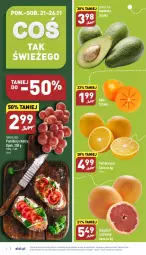 Gazetka promocyjna Aldi - Pełny katalog - Gazetka - ważna od 26.11 do 26.11.2022 - strona 2 - produkty: Kaki, Pomarańcze, Pomidory, Grejpfrut