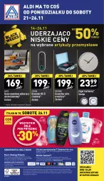 Gazetka promocyjna Aldi - Pełny katalog - Gazetka - ważna od 26.11 do 26.11.2022 - strona 40 - produkty: Odkurzacz, Por, Gin, Gra, Dzwonek, O nas, Zegar, Biuro, Akumulator