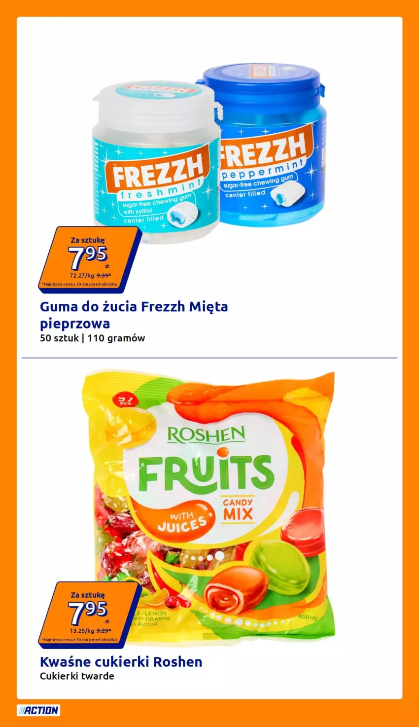 Gazetka promocyjna Action - Gazetka tydzień 35 2026 - ważna 26.08 do 01.09.2026 - strona 14 - produkty: Cukier, Cukierki, Gra, Guma do żucia, LG, Mięta, Pieprz