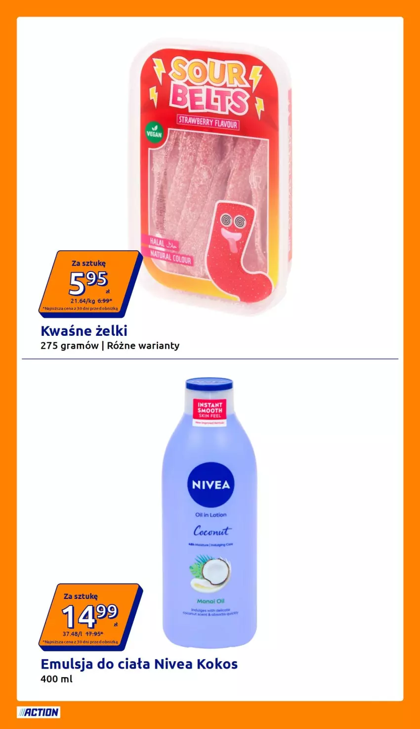 Gazetka promocyjna Action - Gazetka tydzień 35 2026 - ważna 26.08 do 01.09.2026 - strona 32 - produkty: Emulsja, Gra, Kokos, Nivea