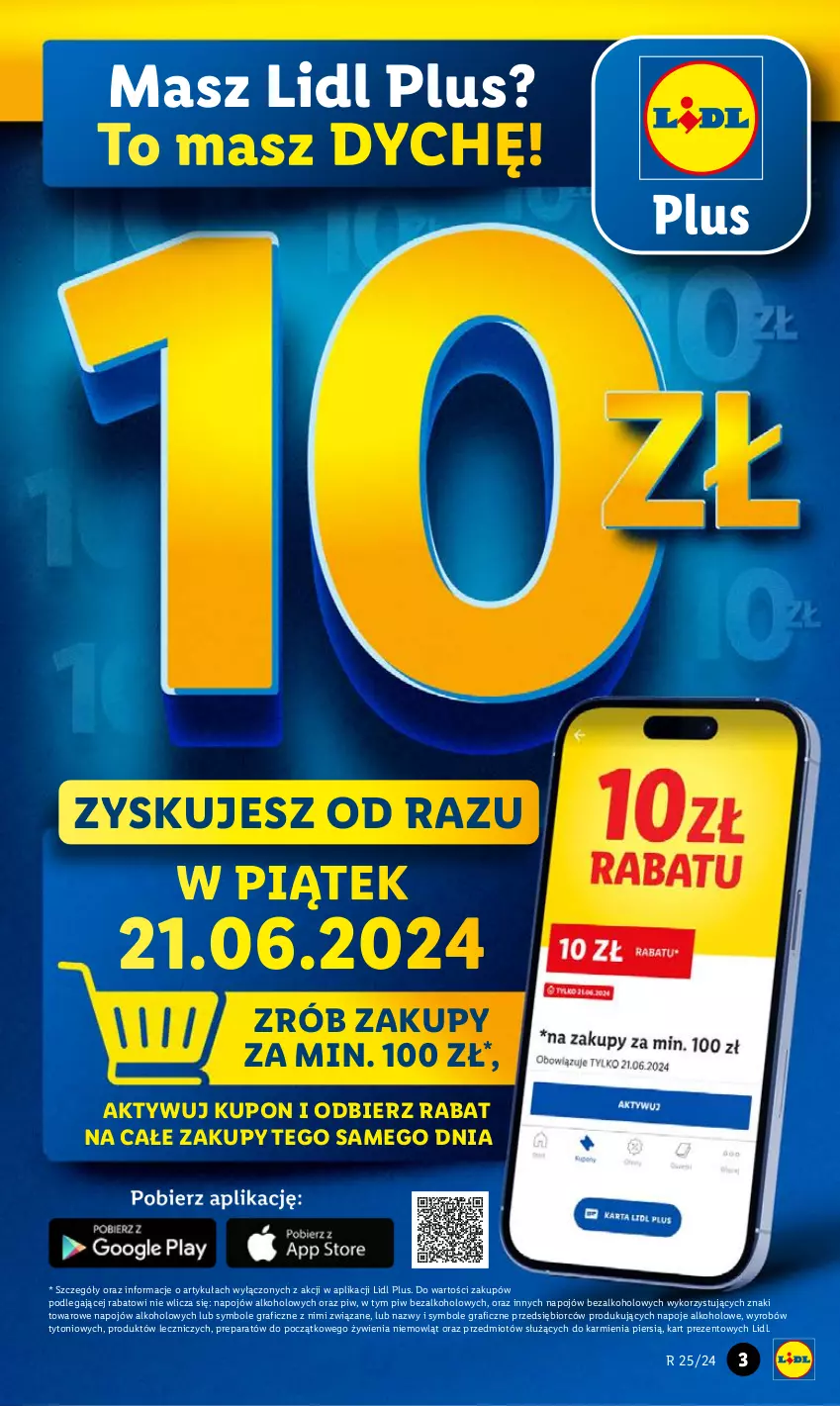 Gazetka promocyjna Lidl - GAZETKA - ważna 20.06 do 22.06.2024 - strona 3 - produkty: Gra, Karmi, Napoje, Znicz