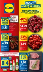 Gazetka promocyjna Lidl - GAZETKA - Gazetka - ważna od 22.06 do 22.06.2024 - strona 1 - produkty: Piwa, Mlekovita, PIKOK, Schab wieprzowy, Masło, Kiełbasa, Pomidory, Mleko, Kiełbasa śląska