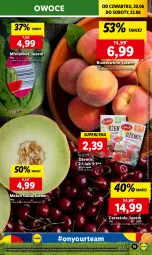 Gazetka promocyjna Lidl - GAZETKA - Gazetka - ważna od 22.06 do 22.06.2024 - strona 19 - produkty: Dżem, Brzoskwinie, Owoce, Delecta, Arbuz, Melon