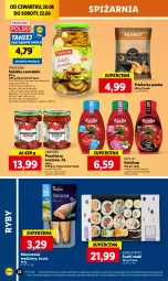 Gazetka promocyjna Lidl - GAZETKA - Gazetka - ważna od 22.06 do 22.06.2024 - strona 46 - produkty: Sałatka, Ketchup, Czosnek, Tusz, Sałat, Sushi, Kotlin, Bazyl, Bazylia, Pomidory