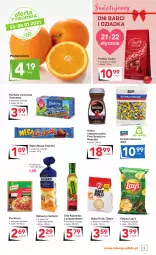 Gazetka promocyjna Odido - Słodkie OKAZJE - Gazetka - ważna od 28.01 do 28.01.2021 - strona 3 - produkty: Krówki mleczne, Makaron, Nescafé, Kujawski, Kawa rozpuszczalna, Bake Rolls, Praliny, Lindor, Chipsy, Kawa, Goliard, Pomarańcze, Grześki, Teekanne, Herbata, Lay’s, Olej, Knorr, Herbata owocowa, Fa