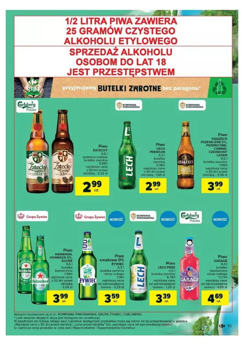 Gazetka promocyjna Carrefour - ważna 16.04 do 28.04.2024 - strona 14 - produkty: Carlsberg, Gra, Heineken, Piwa, Piwo