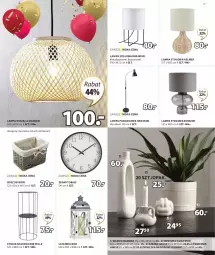 Gazetka promocyjna Jysk - Oferta tygodnia - Gazetka - ważna od 18.10 do 18.10.2022 - strona 18 - produkty: Latarnia, Sok, Stojak, Kosz, Wazon, Doniczka na rośliny, Zegar, Lampa podłogowa, Lampa, Lampa stołowa, Lampa wisząca