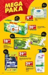 Gazetka promocyjna Biedronka - Gazetka - ważna od 14.06 do 14.06.2023 - strona 34 - produkty: Naturell, Papier, Dada, Chusteczki, Podpaski, Gillette, Naturella