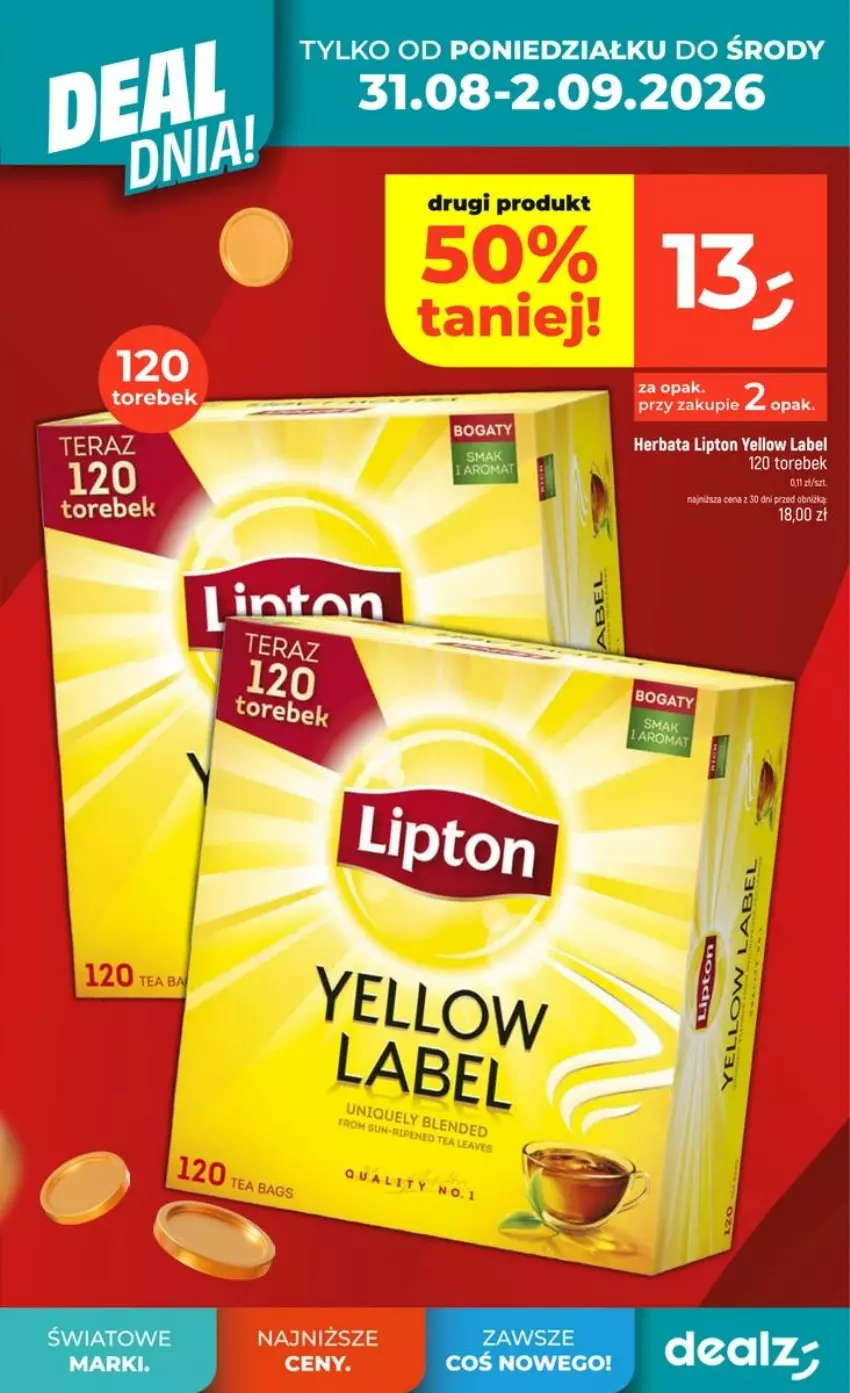 Gazetka promocyjna Dealz - DEAL DNIA - ważna 27.08 do 02.09.2026 - strona 5 - produkty: Herbata