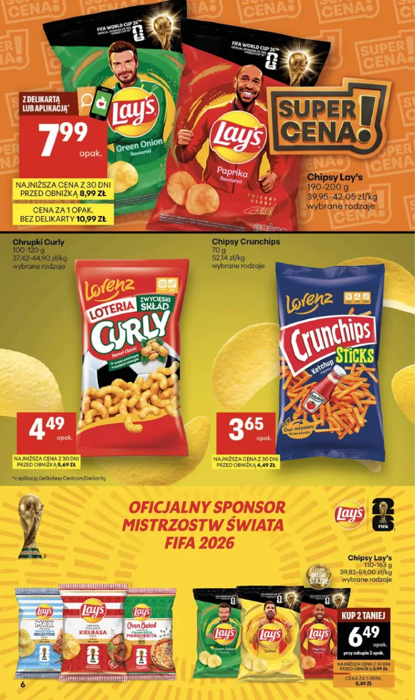 Gazetka promocyjna Delikatesy Centrum - Franczyza DC25 Czwartek - ważna 18.06 do 24.06.2026 - strona 6 - produkty: Chipsy, Rum