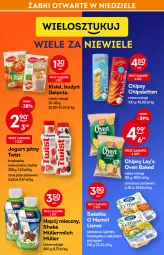 Gazetka promocyjna Żabka - Gazetka - ważna od 15.03 do 15.03.2022 - strona 13 - produkty: Sałatka, Müllermilch, Jogurt, Kisiel, Chipsy, Sałat, Müller, Napój mleczny, Pstrąg, Owoce, Delecta, Lay’s, Napój, Jogurt pitny, Budyń, Lisner