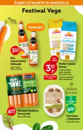 Gazetka promocyjna Żabka - Gazetka - ważna od 15.03 do 15.03.2022 - strona 26 - produkty: Hummus, Sok, Ryż, Mus, Parówki, Wafle, Tarczyński, Sonko, Eleo, Fa