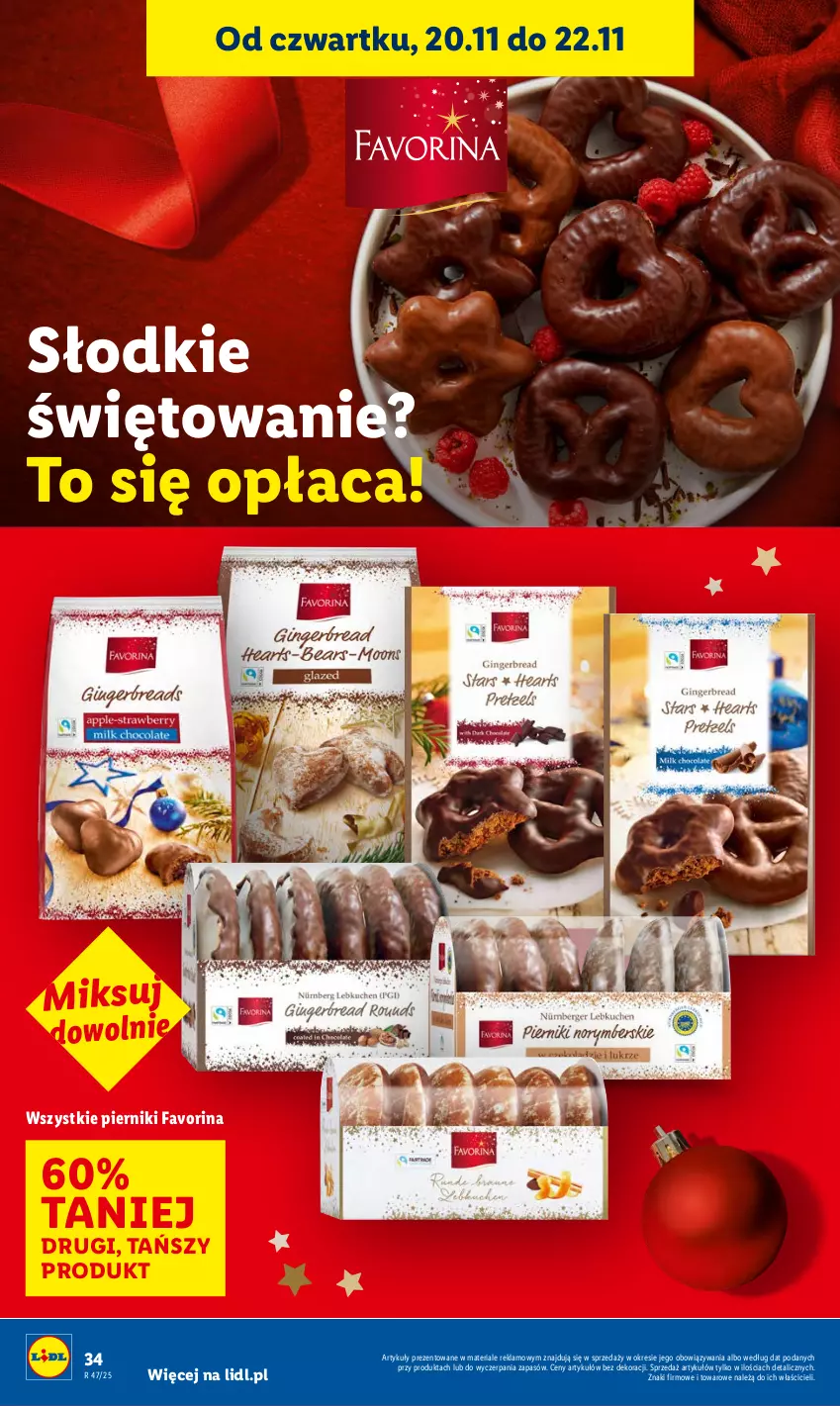 Gazetka promocyjna Lidl - GAZETKA - ważna 20.11 do 22.11.2025 - strona 36 - produkty: Fa, Piernik
