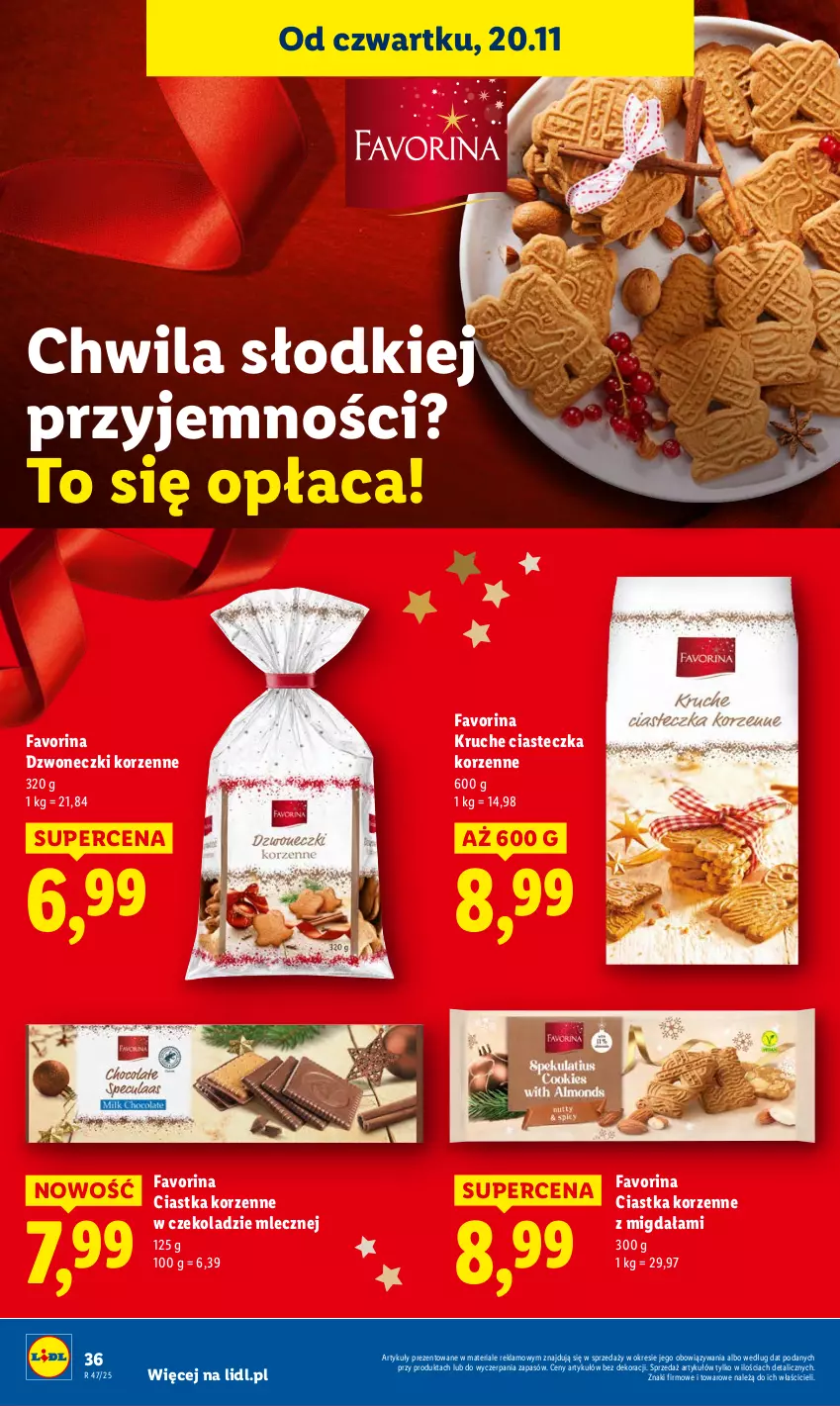 Gazetka promocyjna Lidl - GAZETKA - ważna 20.11 do 22.11.2025 - strona 38 - produkty: Ciastka, Fa