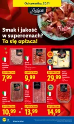 Gazetka promocyjna Lidl - GAZETKA - Gazetka - ważna od 22.11 do 22.11.2025 - strona 32 - produkty: Ser, Salami, Bresaola