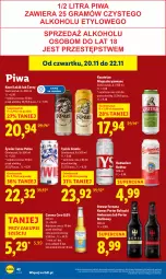 Gazetka promocyjna Lidl - GAZETKA - Gazetka - ważna od 22.11 do 22.11.2025 - strona 46 - produkty: Piwa, Ser, Por, Kasztelan, Tyskie, Fortuna, Kozel