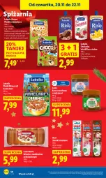 Gazetka promocyjna Lidl - GAZETKA - Gazetka - ważna od 22.11 do 22.11.2025 - strona 54 - produkty: Lubella, Minecraft, Gra, Bell, Sante, Owsianka, Krem orzechowy, Danio, Kubuś, Bella