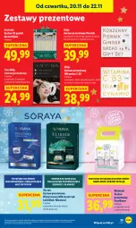 Gazetka promocyjna Lidl - GAZETKA - Gazetka - ważna od 22.11 do 22.11.2025 - strona 59 - produkty: Makijaż, Zestaw prezentowy, Piernik, Krem do twarzy, Ser, Rum, Pax, Serum do twarzy, Bielenda, Krem do rąk, Serum, Tonik, Tonik do twarzy, Ziaja, Krem pod oczy, LG, Fa