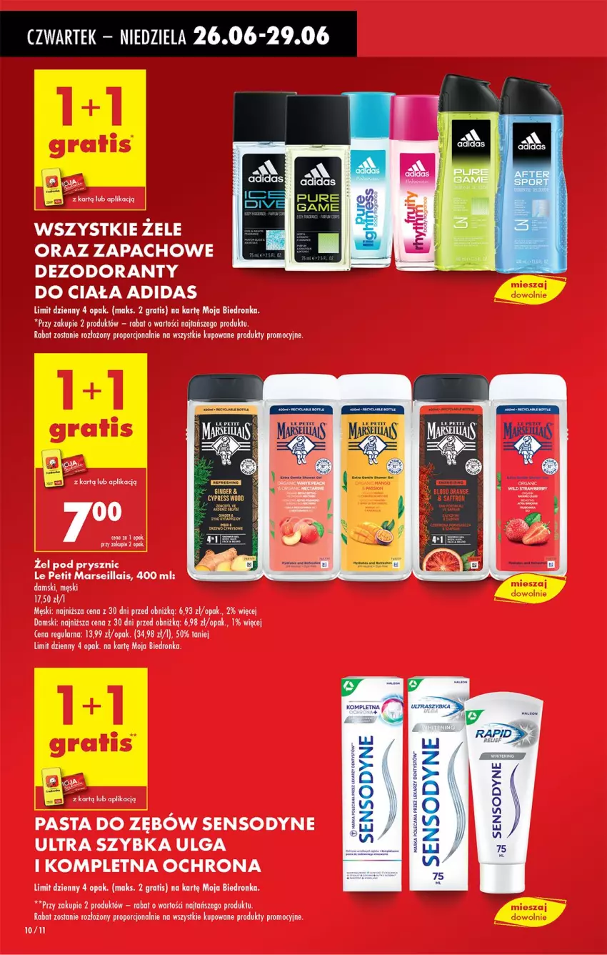 Gazetka promocyjna Biedronka - Od Czwartku - ważna 26.06 do 02.07.2025 - strona 14 - produkty: Adidas, Gra, Koc, LG, Mars, Pasta do zębów, Por, Sensodyne