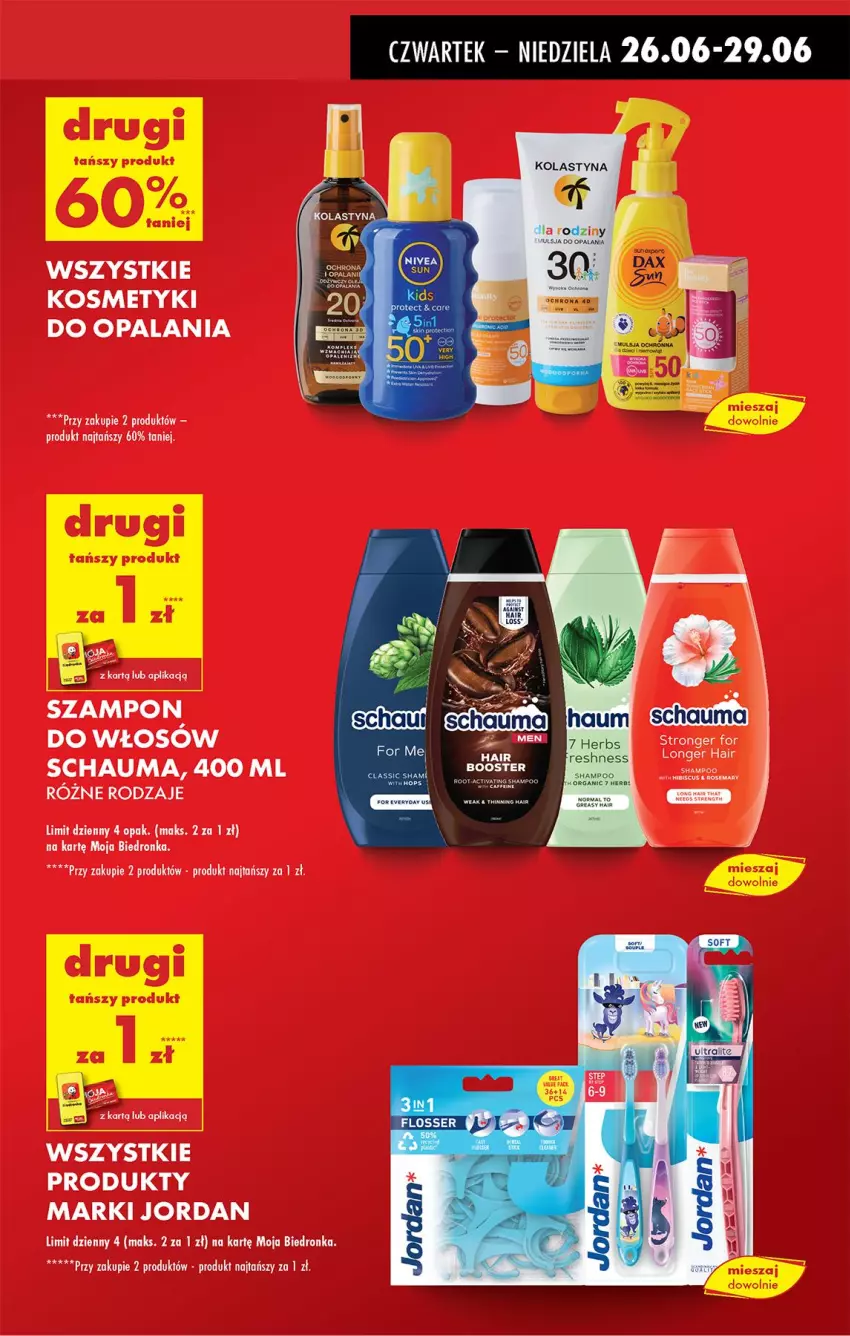 Gazetka promocyjna Biedronka - Od Czwartku - ważna 26.06 do 02.07.2025 - strona 15 - produkty: Schauma, Szampon