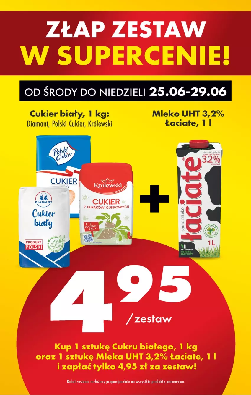 Gazetka promocyjna Biedronka - Od Czwartku - ważna 26.06 do 02.07.2025 - strona 2 - produkty: Cukier, Diamant, Królewski, Mleko, Por