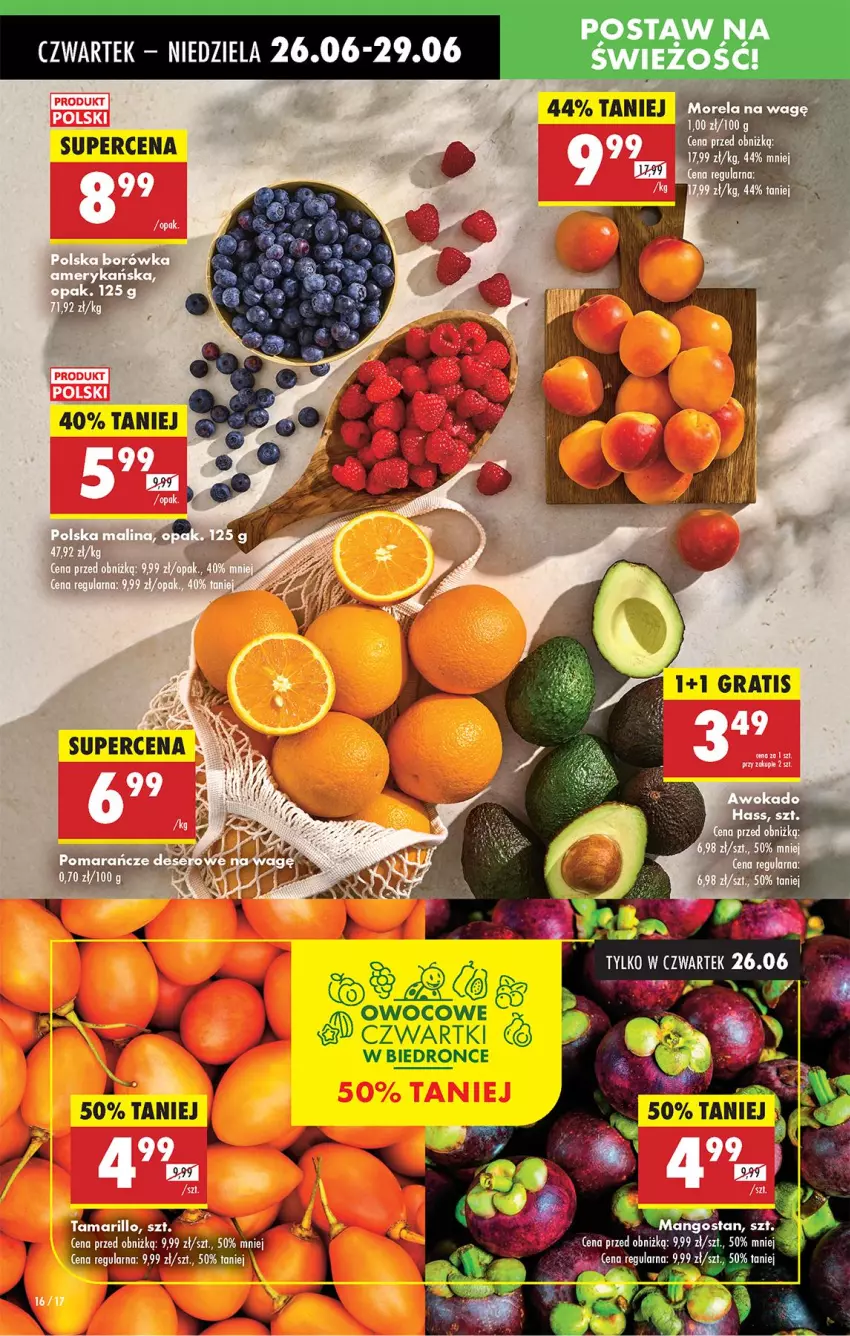 Gazetka promocyjna Biedronka - Od Czwartku - ważna 26.06 do 02.07.2025 - strona 24 - produkty: LANA, Morela