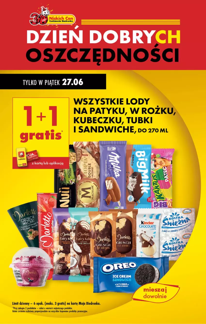 Gazetka promocyjna Biedronka - Od Czwartku - ważna 26.06 do 02.07.2025 - strona 3 - produkty: Gra, Lody, Por, Robot