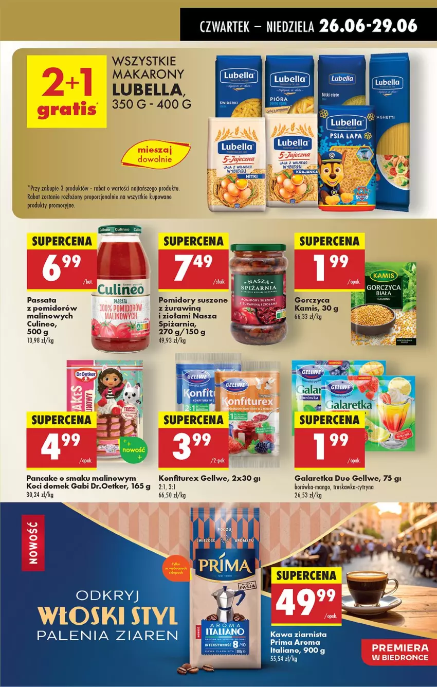 Gazetka promocyjna Biedronka - Od Czwartku - ważna 26.06 do 02.07.2025 - strona 41 - produkty: Bell, Bella, Borówka, Gala, Galaretka, Kamis, Koc, Lubella, Makaron, Mango, Pomidory, Por